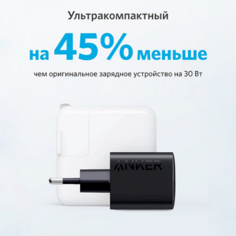 Мережевий зарядний пристрій Anker PowerPort 323 Black (A2331G11)