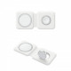 Бездротовий зарядний пристрій ColorWay MagSafe Duo Charger 15W for iPhone White (CW-CHW32Q-WT)