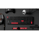 Клавіатура механічна Lemokey X3 104Key, Keychron Red, USB-A, QMK/VIA, Hot-Swap, EN/UKR, RGB, чорний