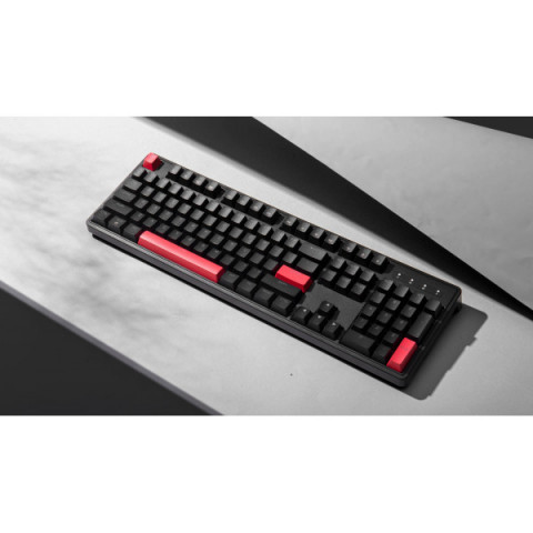 Клавіатура механічна Lemokey X3 104Key, Keychron Red, USB-A, QMK/VIA, Hot-Swap, EN/UKR, RGB, чорний