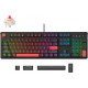 Клавіатура механічна Lemokey X3 104Key, Keychron Red, USB-A, QMK/VIA, Hot-Swap, EN/UKR, RGB, чорний