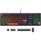 Клавіатура механічна Lemokey X3 104Key, Keychron Red, USB-A, QMK/VIA, Hot-Swap, EN/UKR, RGB, чорний