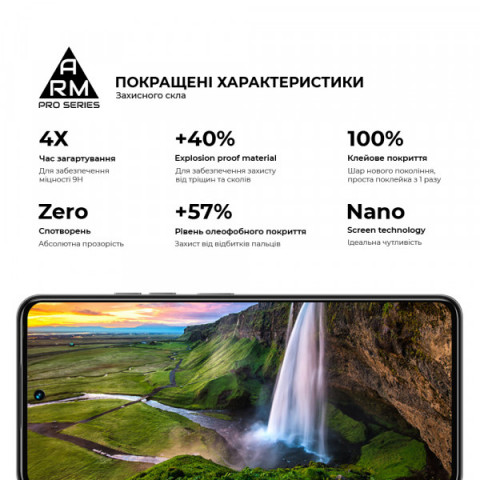 Захисне скло ArmorStandart Pro для Tecno Spark 30 4G (KL6) (ARM81384)