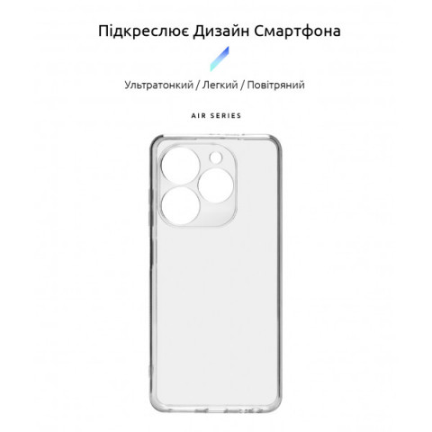 Чохол ArmorStandart Air для Tecno Spark Go 2024 (BG6) Camera cover Clear (ARM73593)