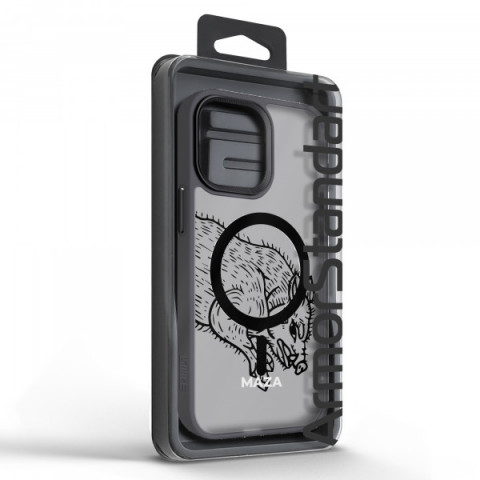 Чохол ArmorStandart Uniq Magsafe для Apple iPhone 15 Pro Max Maza Boar 2 Black (ARM76325)
