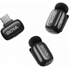 Бездротовий петличний мікрофон Boya mini 2-04 Type-C Black