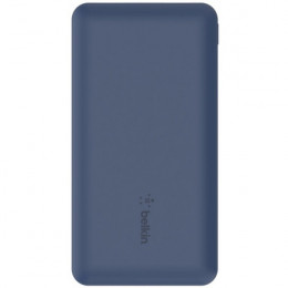 Зовнішній акумулятор (павербанк) Belkin 10000mAh 15W Dual USB-A USB-C Blue (BPB011BTBL)