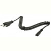 Кабель живлення Cablexpert (PC-C1-VDE-1.8M) CEE7/16-C7, 1.8 м, чорний (для електробритв)