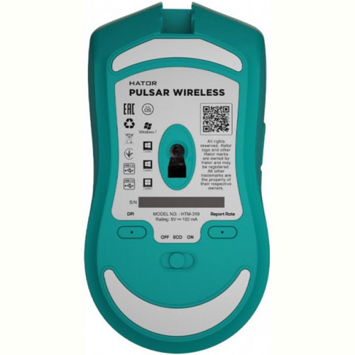 Мишка Hator Pulsar Wireless Mint (HTM-319) USB