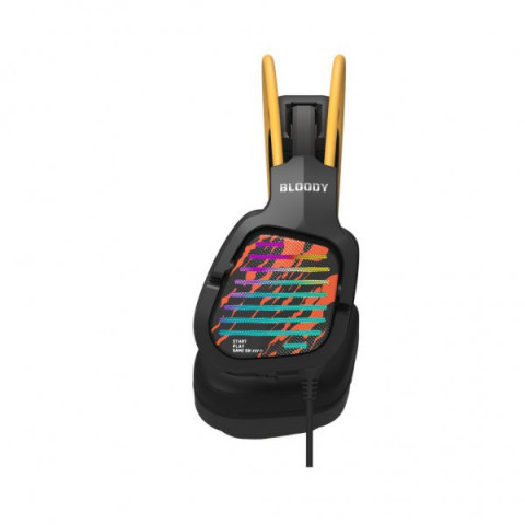 Гарнітура ігрова Bloody G565 (Energy Black), колір чорний, USB