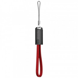 Кабель ColorWay USB-microUSB, 2.4А, 0.22м, Red (CW-CBUM022-RD)