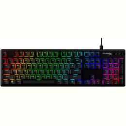 Клавіатура HyperX Alloy Origins Aqua RGB PBT ENG/RU Black (639N5AA) USB