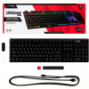 Клавіатура HyperX Alloy Origins Aqua RGB PBT ENG/RU Black (639N5AA) USB