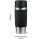 Термочашка Tefal Travel Mug Classic, 360мл, нержавіюча сталь, чорний (N2020210) Купити в Україні