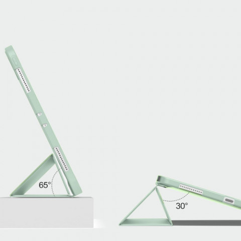 Чохол-книжка BeCover Tri Fold Soft TPU Silicone для Apple iPad Pro 11" M4 2024 Light Green (711747)