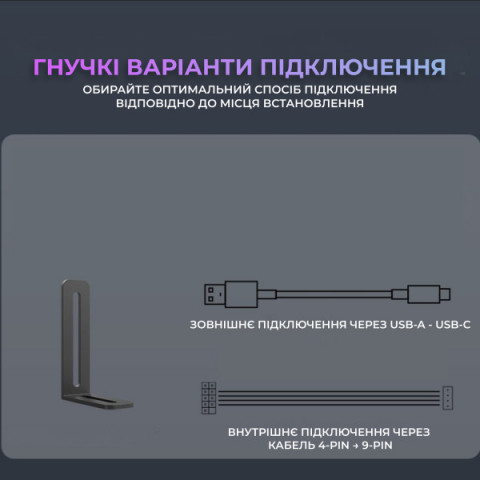 Інформаційний IPS-дисплей Ajazz AKP02-B Купити в Україні