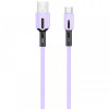 Кабель Usams US-SJ433 USB - USB Type-C, 1 м, Purple (SJ433USB04)