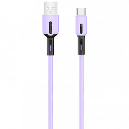 Кабель Usams US-SJ433 USB - USB Type-C, 1 м, Purple (SJ433USB04)