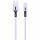 Кабель Usams US-SJ433 USB - USB Type-C, 1 м, Purple (SJ433USB04)