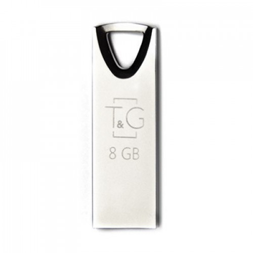 Флеш-накопичувач USB 8GB T&G 117 Metal Series Silver (TG117SL-8G)