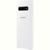 Чохол-накладка Samsung Silicone Cover для Samsung Galaxy S10 SM-G973 White (EF-PG973TWEGRU)