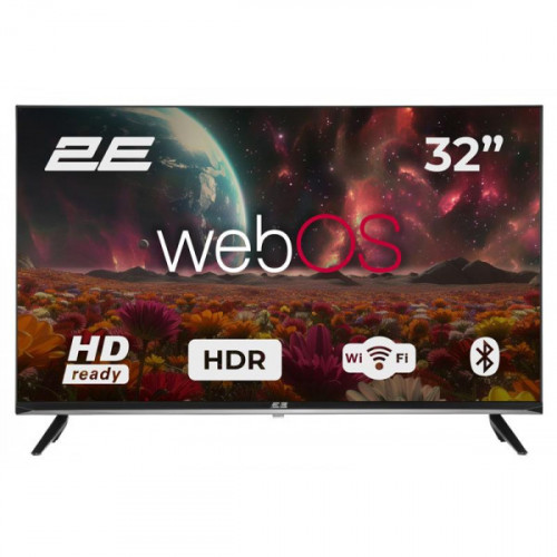 Телевізор 32" 2E LED HD 60Hz Smart WebOS Black
