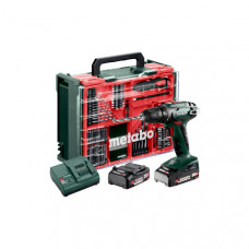 Шурупокрут-дриль акумуляторний Metabo BS 18 Set 18В 2х2А·год 24·48Нм 0-450·0-1600об/хв 1.3кг