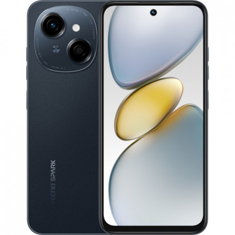 Смартфон Tecno Spark Go 1 (KL4) 3/64GB Startrail Black (4894947036422)