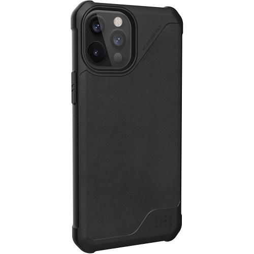 Чохол-накладка Urban Armor Gear Metropolis LT для Apple iPhone 12 Pro Max Leather Black (11236O118340)
