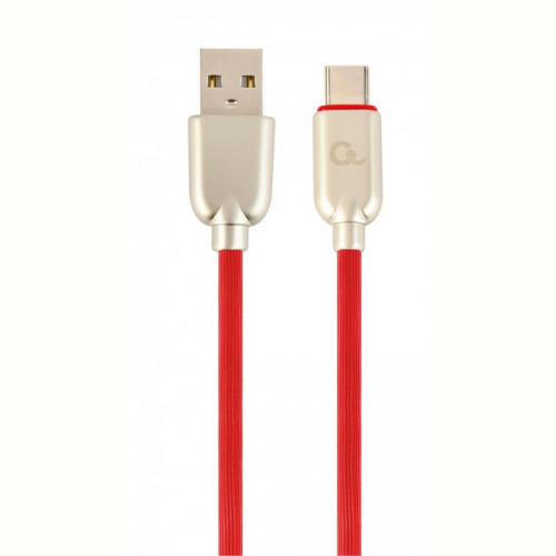 Кабель Cablexpert (CC-USB2R-AMCM-1M-R) USB 2.0 A - USB Type-C, 2.1А, преміум, 1м, красний