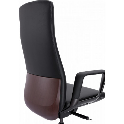 Офісне крісло GT Racer B-3195 Black (leather)