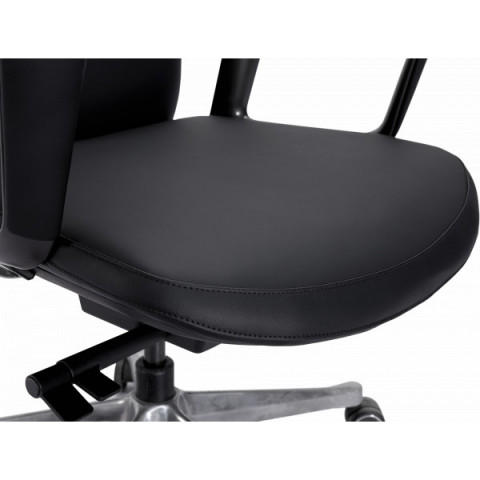Офісне крісло GT Racer B-3195 Black (leather)