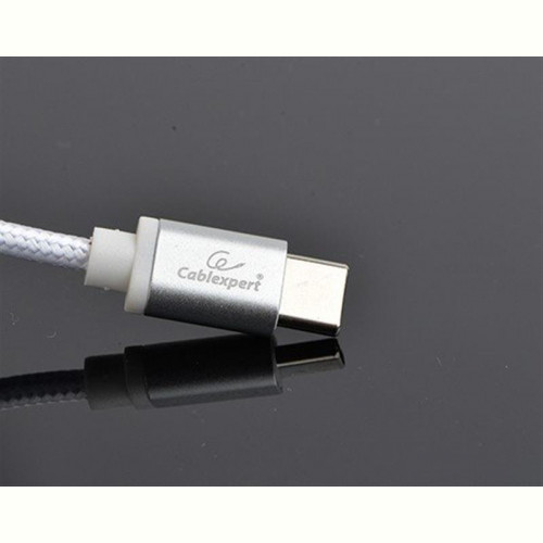 Кабель Cablexpert (CCB-mUSB2B-AMCM-6-S) USB 2.0 - USB Type-C, 1.8м, серебристий