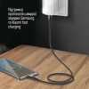 Кабель ColorWay USB Type-C - USB Type-C PD Fast Charging, 3А, 65W, 1м Grey (CW-CBPDCC040-GR)