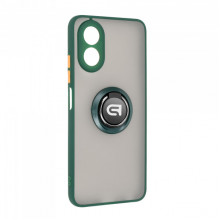 Чохол ArmorStandart Frosted Matte Ring для OPPO A18 4G / A38 4G Dark Green (ARM72700)
