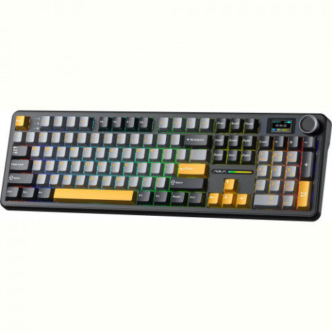 Клавіатура бездротова Aula F108 Pro Black (6978080501295)