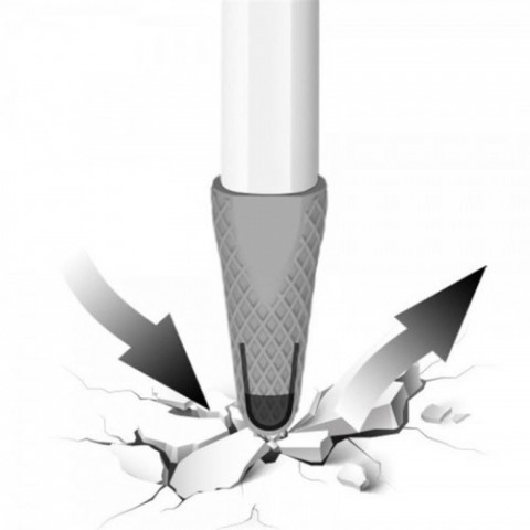 Чохол Goojodoq Hybrid Ear TPU для стилуса Apple Pencil 2 Grey (4001055094286GR)