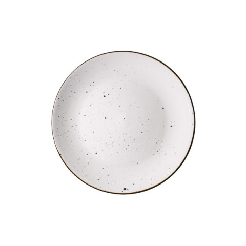 Тарілка десертна Ardesto Bagheria Bright white, 19см, кераміка, білий