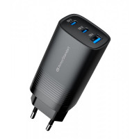 Мережевий зарядний пристрій ArmorStandart Resolute Power ARP-721 67W GaN Black (ARM88384)