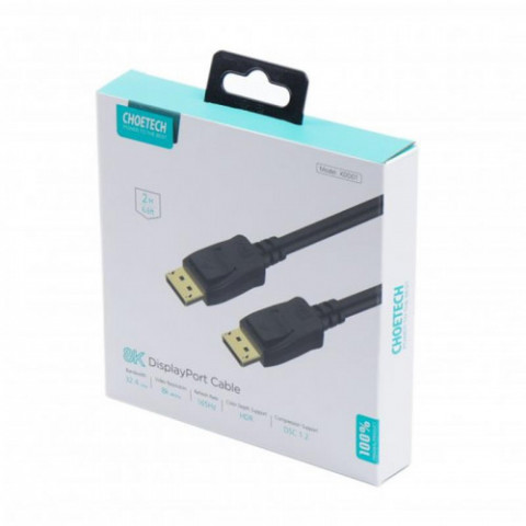 Кабель Choetech DisplayPort - DisplayPort (XDD01-BK)