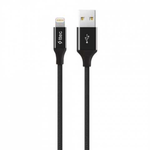 Кабель Ttec (2DK16S) USB - Lightning, AlumiCable, 1.2м, Black