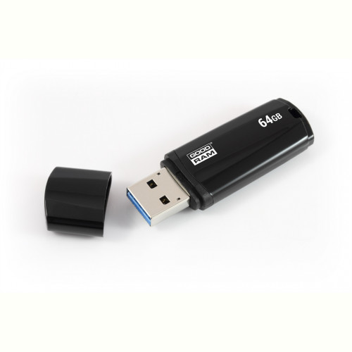 Флеш-накопичувач USB3.0 64GB GOODRAM UMM3 (Mimic) Black (UMM3-0640K0R11)