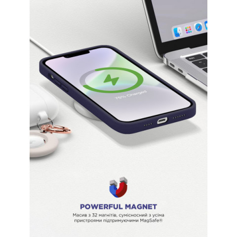 Чохол ArmorStandart ICON2 MagSafe для Apple iPhone 14 Elderberry (ARM68387)