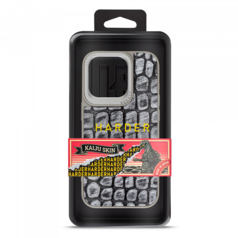 Чохол Harder Kaiju Skin для Apple iPhone 15 Pro Grey (ARM76844)
