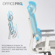 Крісло офісне OfficePro Skyline OC750-W-LG-LG Купити в Україні