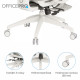 Крісло офісне OfficePro Skyline OC750-W-LG-LG Купити в Україні