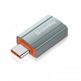 Адаптер Colorway USB - USB Type-C V 3.0 (F/M) Gray (CW-AD-AC) 