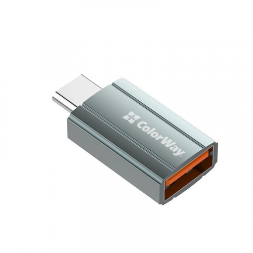 Адаптер Colorway USB - USB Type-C V 3.0 (F/M) Gray (CW-AD-AC)