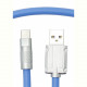 Кабель Dengos USB - USB Type-C (M/M) 1 м Blue (PLS-TC-NS-BLUE)