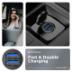 Автомобільний зарядний пристрій ArmorStandart 2xUSB QC3.0 Grey + кабель USB-C (ARM82459)